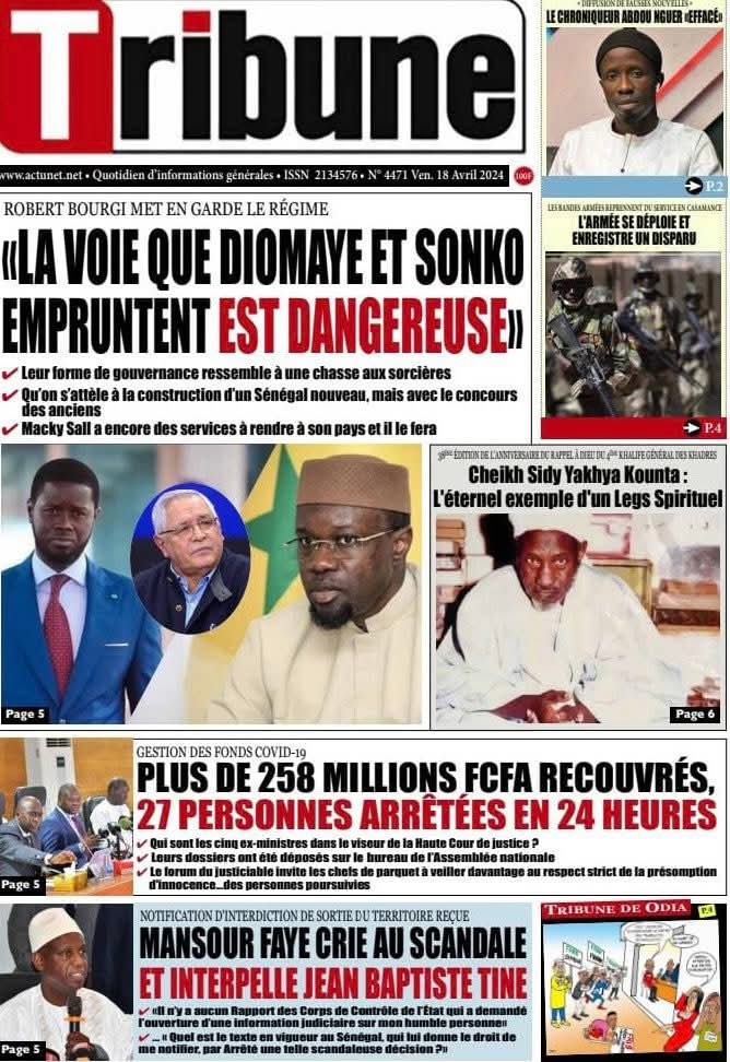 🇸🇳 Les gros titres du jour au Sénégal : Vendredi 18 Avril 2025 14 FB IMG 1744955511388 1
