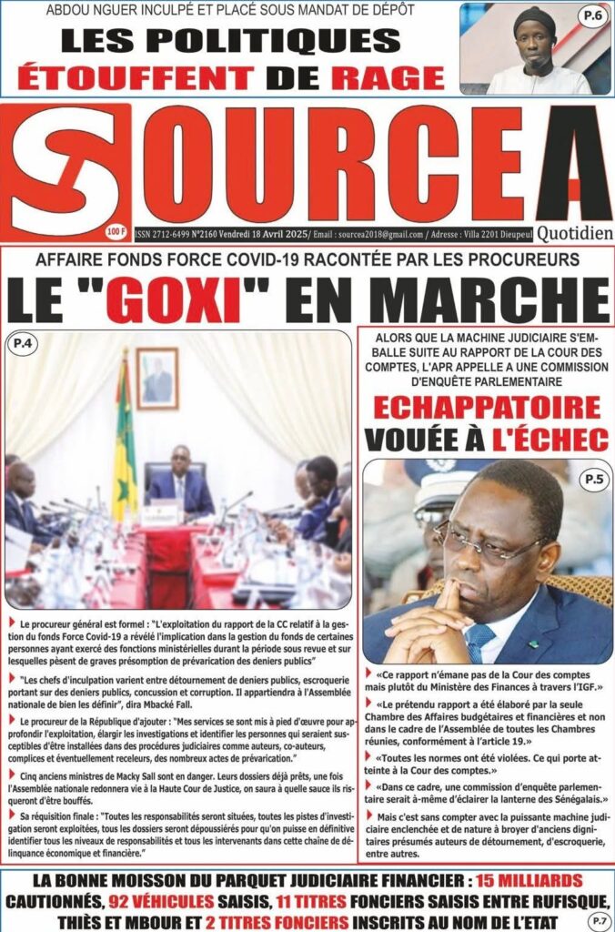 🇸🇳 Les gros titres du jour au Sénégal : Vendredi 18 Avril 2025 29 FB IMG 1744955532004 1