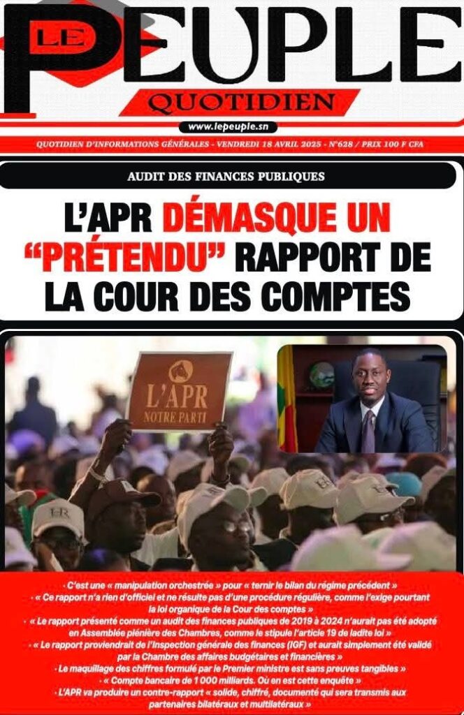 🇸🇳 Les gros titres du jour au Sénégal : Vendredi 18 Avril 2025 41 FB IMG 1744955664977
