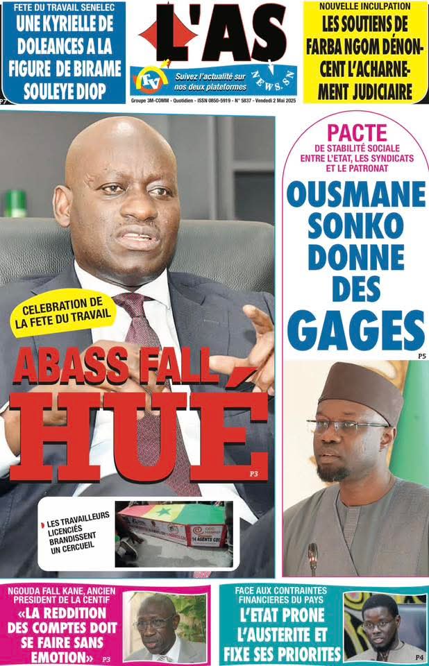 🇸🇳 Les gros titres du jour au Sénégal : Vendredi 02 Mai 2025 12 FB IMG 1746169891320