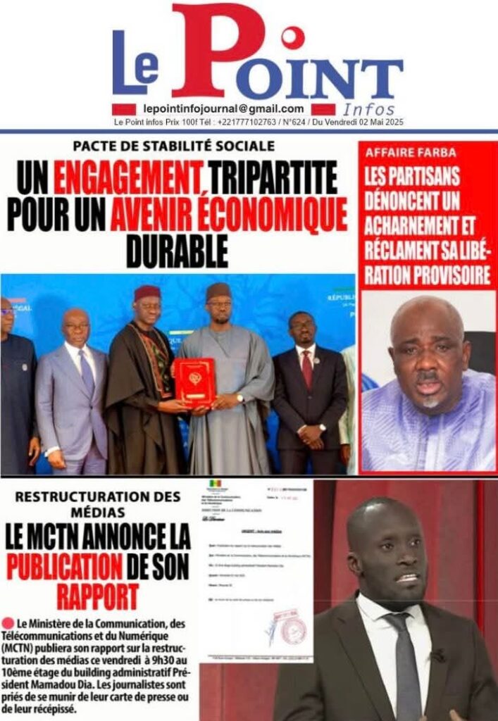 🇸🇳 Les gros titres du jour au Sénégal : Vendredi 02 Mai 2025 17 FB IMG 1746169895118