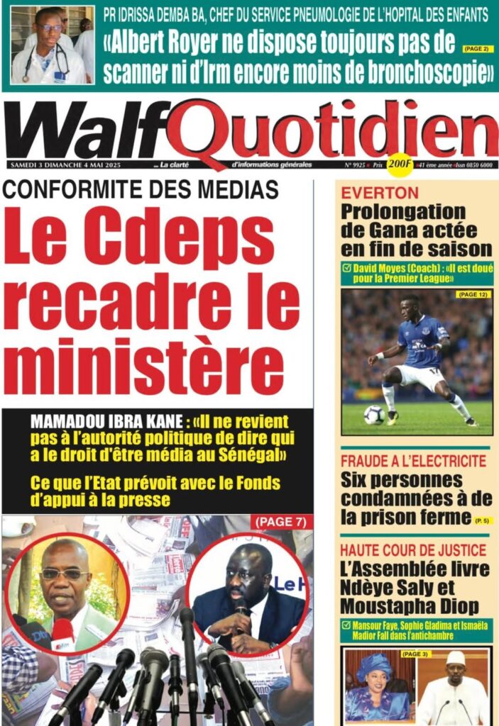 🇸🇳 Les gros titres du jour au Sénégal : Samedi 03 Mai 2025 8 FB IMG 1746259482860