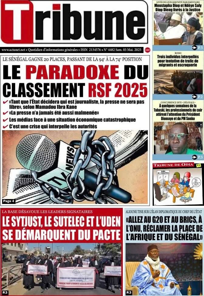 🇸🇳 Les gros titres du jour au Sénégal : Samedi 03 Mai 2025 10 FB IMG 1746259491233