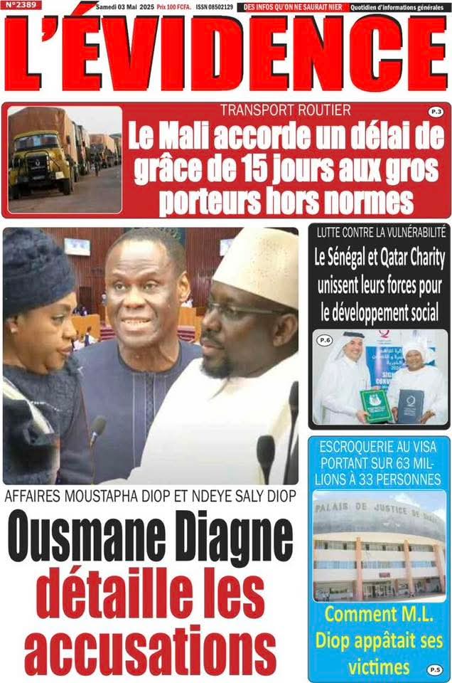 🇸🇳 Les gros titres du jour au Sénégal : Samedi 03 Mai 2025 18 FB IMG 1746259500676