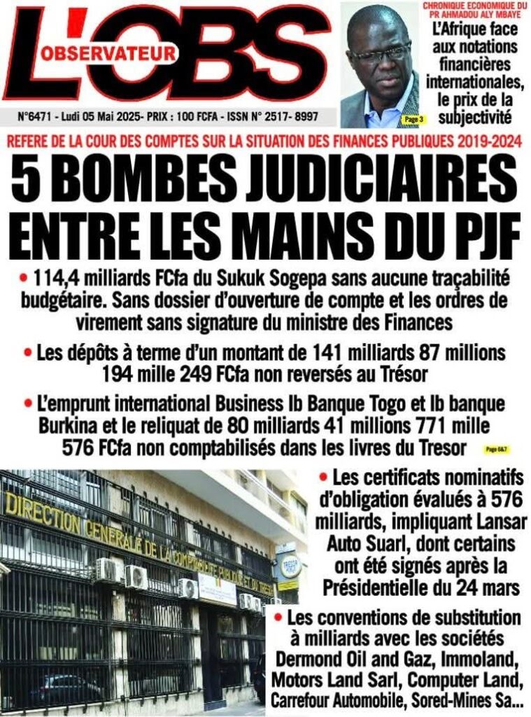 🇸🇳 Les gros titres du jour au Sénégal : Lundi 05 Mai 2025 7 FB IMG 1746424321989