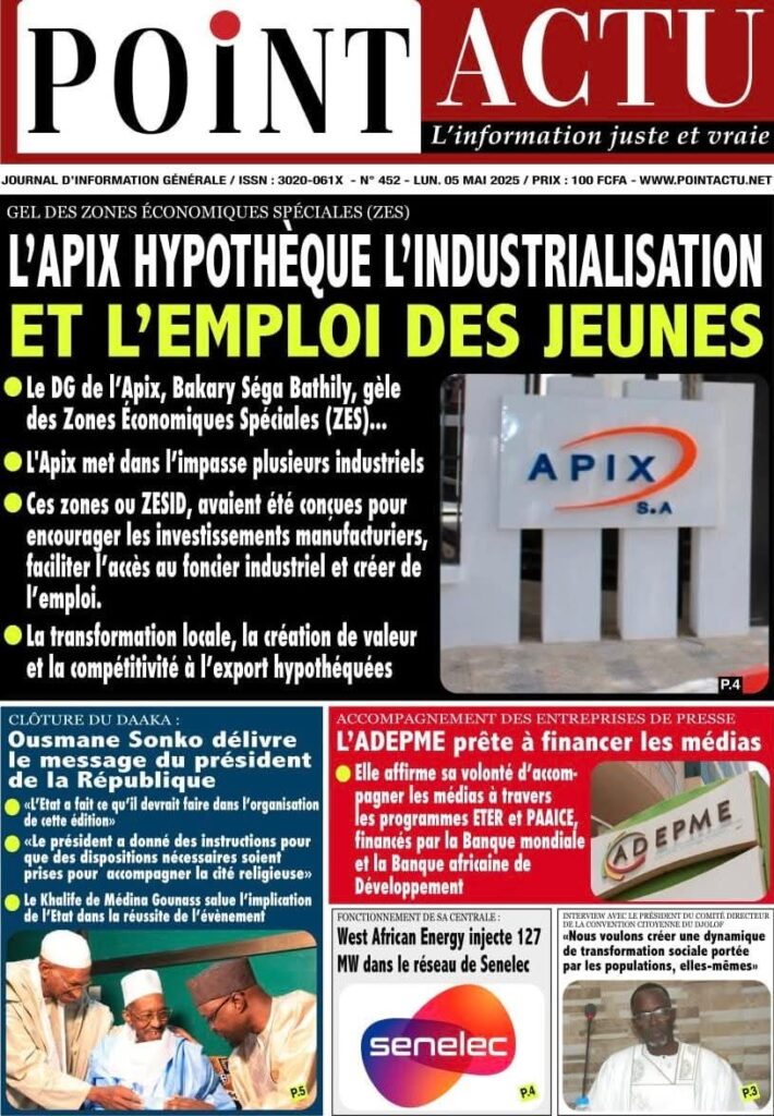 🇸🇳 Les gros titres du jour au Sénégal : Lundi 05 Mai 2025 9 FB IMG 1746424325127