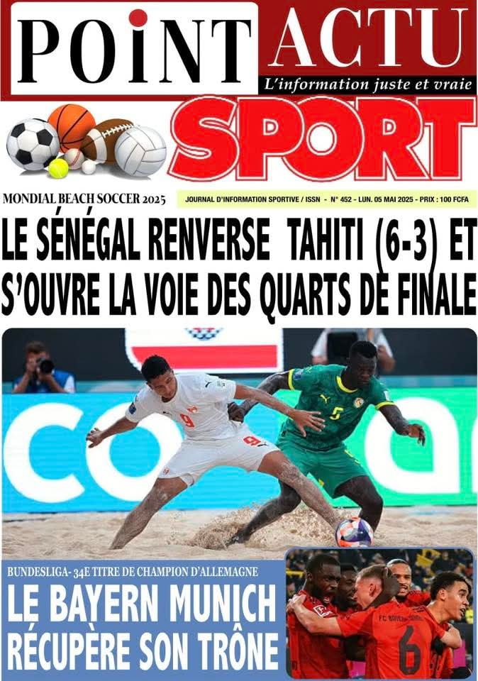 🇸🇳 Les gros titres du jour au Sénégal : Lundi 05 Mai 2025 22 FB IMG 1746424350567