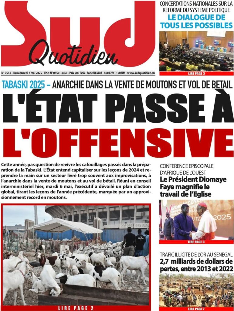 🇸🇳 Les gros titres du jour au Sénégal : Mercredi 07 Mai 2025 5 FB IMG 1746594361838