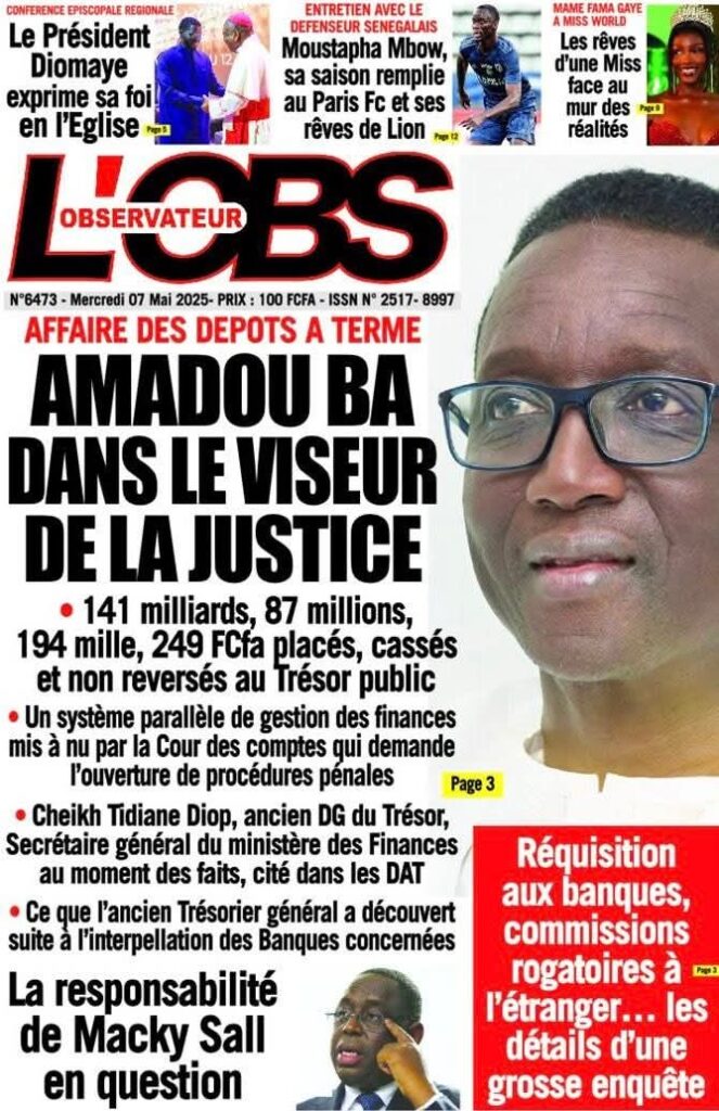 🇸🇳 Les gros titres du jour au Sénégal : Mercredi 07 Mai 2025 19 FB IMG 1746594387278