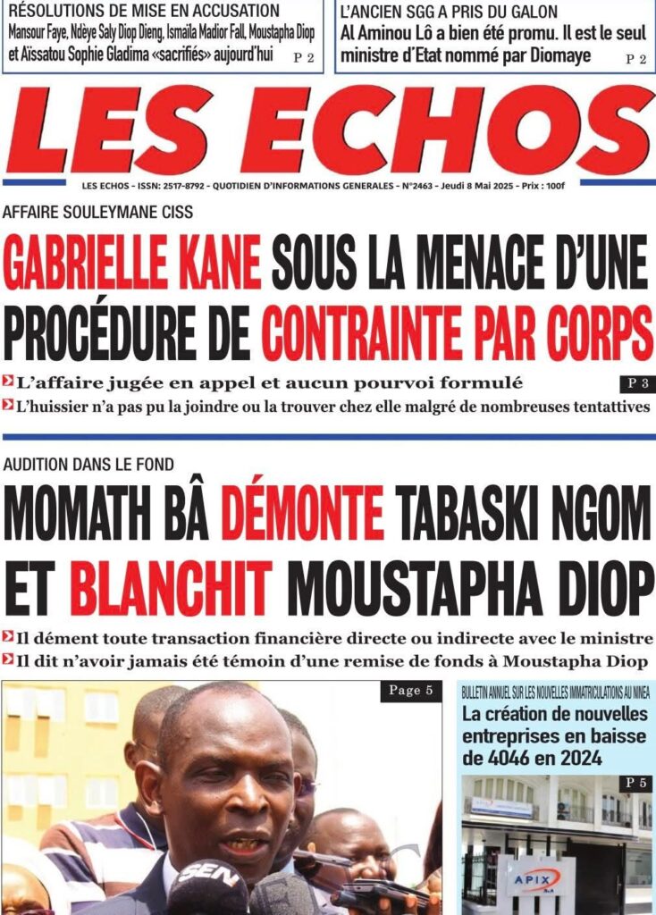🇸🇳 Les gros titres du jour au Sénégal : Jeudi 08 Mai 2025 7 FB IMG 1746680701112 1