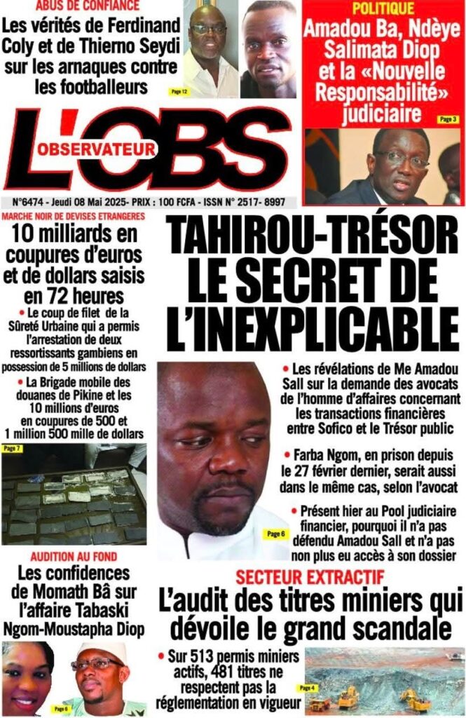 🇸🇳 Les gros titres du jour au Sénégal : Jeudi 08 Mai 2025 10 FB IMG 1746680707190