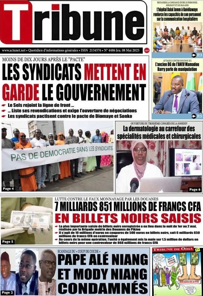 🇸🇳 Les gros titres du jour au Sénégal : Jeudi 08 Mai 2025 15 FB IMG 1746680716463