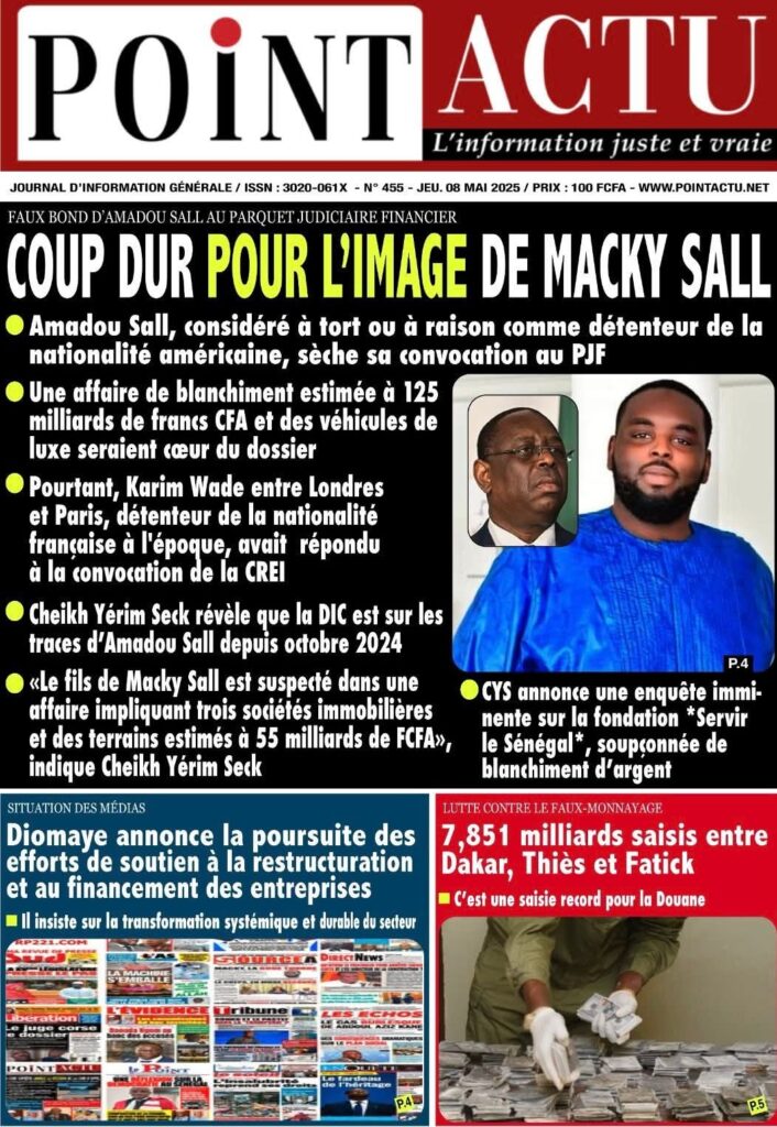 🇸🇳 Les gros titres du jour au Sénégal : Jeudi 08 Mai 2025 14 FB IMG 1746680718214