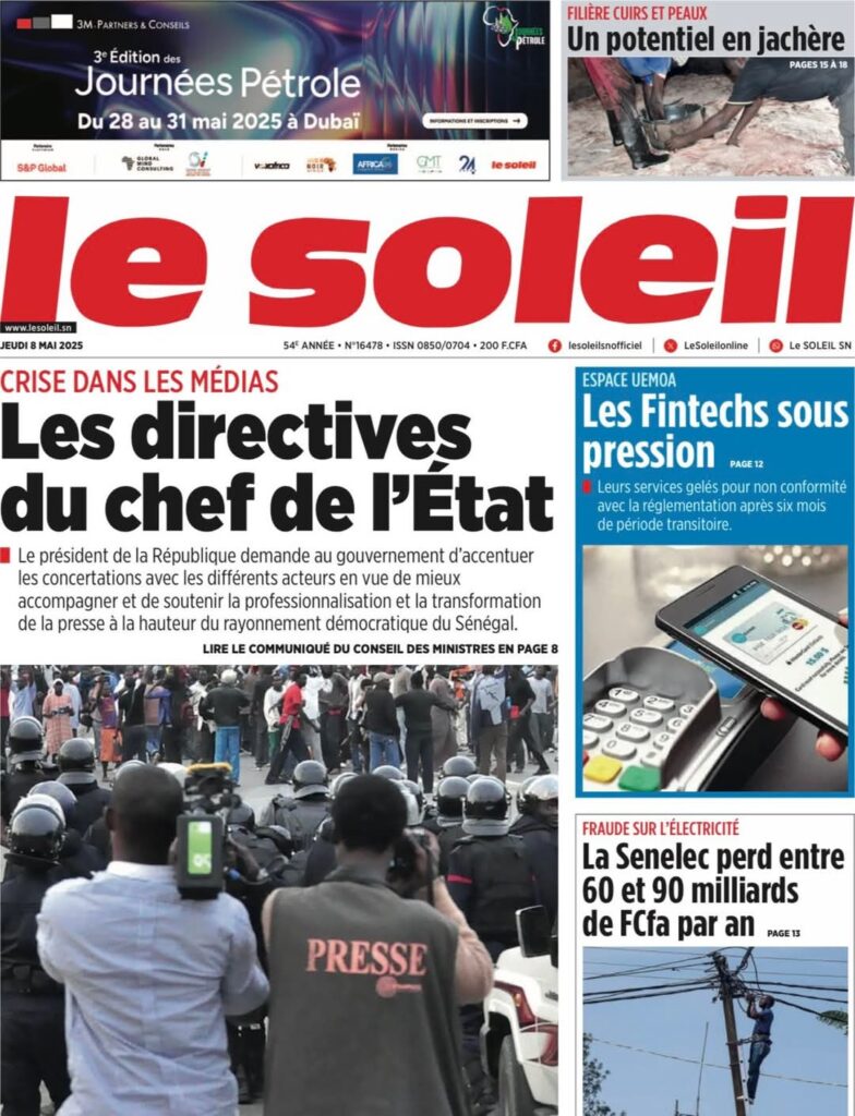 🇸🇳 Les gros titres du jour au Sénégal : Jeudi 08 Mai 2025 23 FB IMG 1746680725088