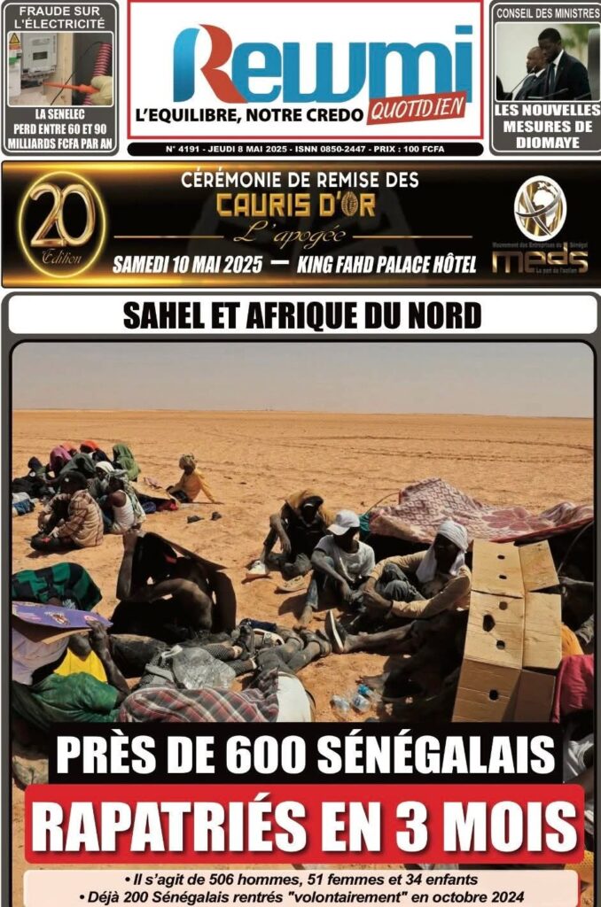 🇸🇳 Les gros titres du jour au Sénégal : Jeudi 08 Mai 2025 22 FB IMG 1746680726688