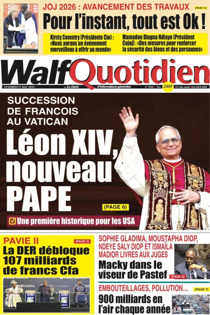 🇸🇳 Les gros titres du jour au Sénégal : Vendredi 09 Mai 2025 3 FB IMG 1746769414679 1