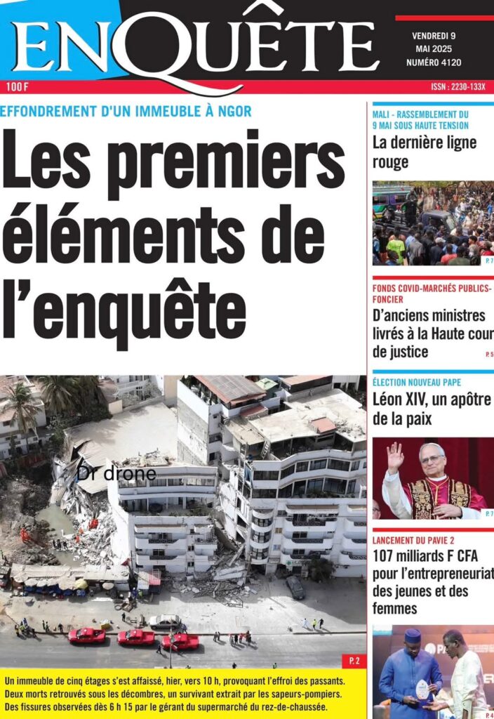 🇸🇳 Les gros titres du jour au Sénégal : Vendredi 09 Mai 2025 7 FB IMG 1746769418448 1