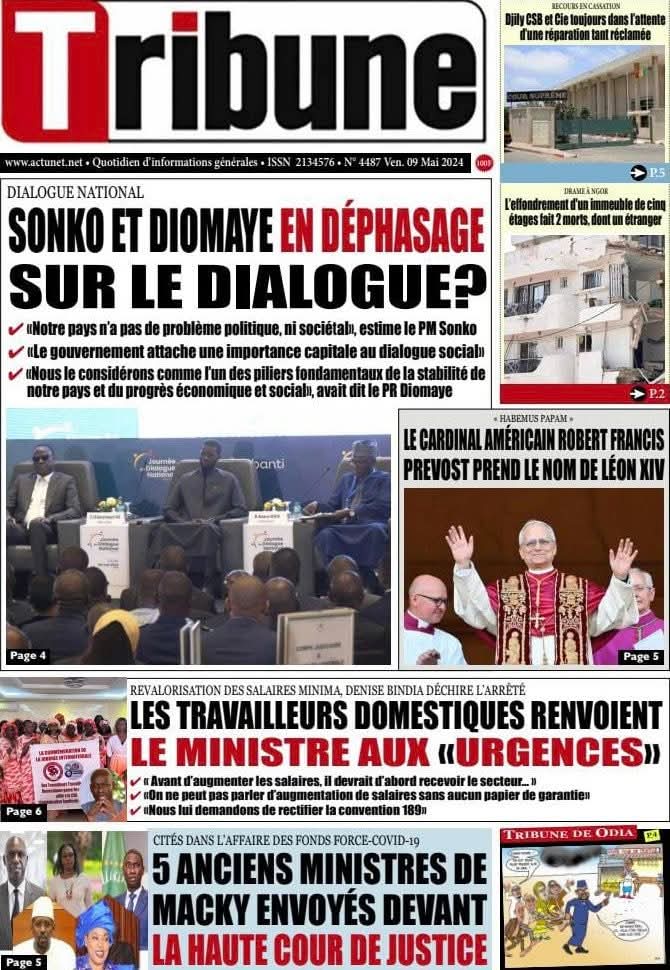 🇸🇳 Les gros titres du jour au Sénégal : Vendredi 09 Mai 2025 10 FB IMG 1746769431960 1