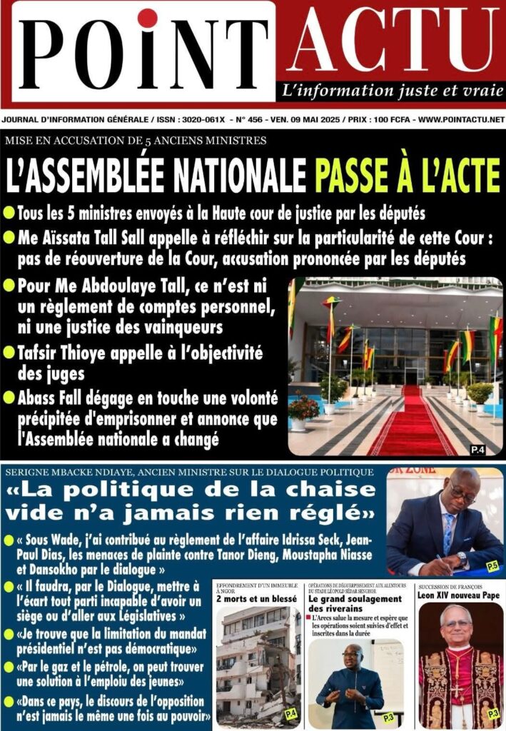 🇸🇳 Les gros titres du jour au Sénégal : Vendredi 09 Mai 2025 14 FB IMG 1746769435860 1