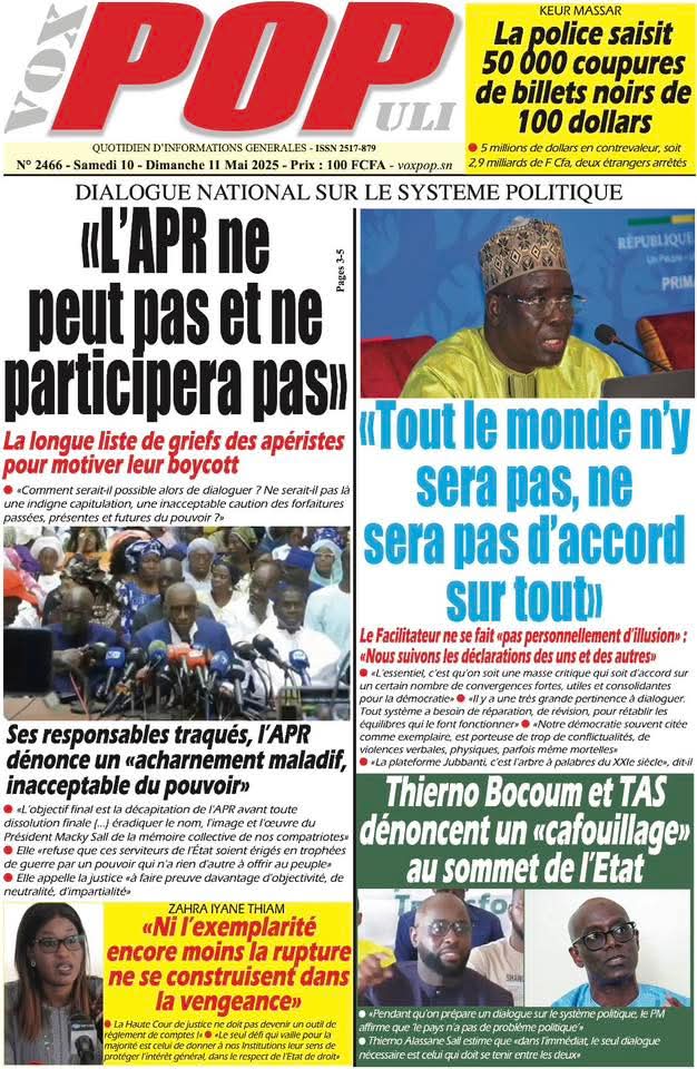 🇸🇳 Les gros titres du jour au Sénégal : Samedi 10 Mai 2025 5 FB IMG 1746855495611