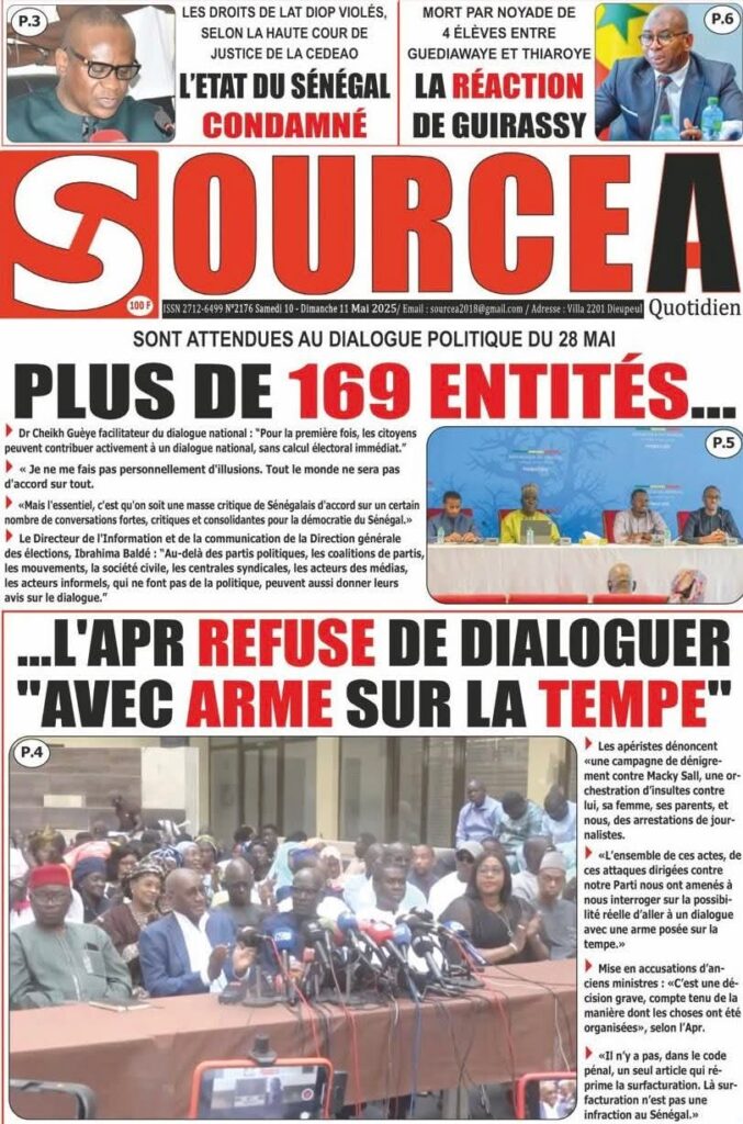 🇸🇳 Les gros titres du jour au Sénégal : Samedi 10 Mai 2025 8 FB IMG 1746855502341 1