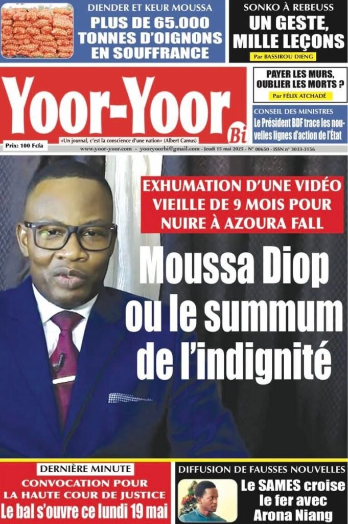 🇸🇳 Les gros titres du jour au Sénégal : Jeudi 15 Mai 2025 19 FB IMG 1747285743074