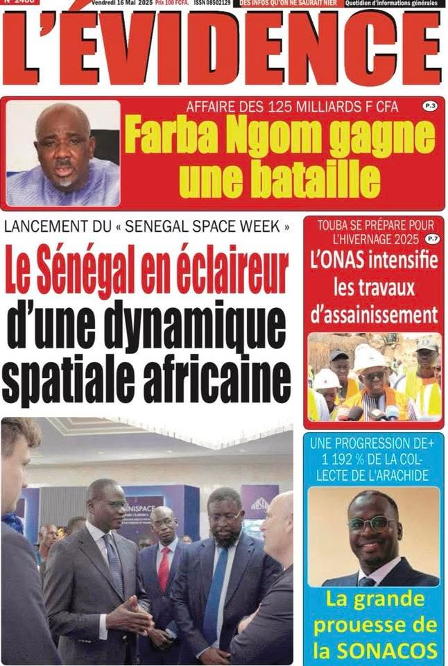 🇸🇳 Les gros titres du jour au Sénégal : Vendredi 16 Mai 2025 17 FB IMG 1747368535131 1