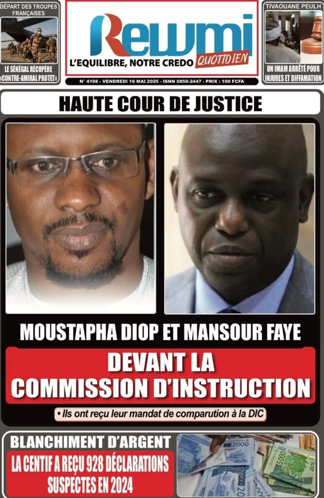 🇸🇳 Les gros titres du jour au Sénégal : Vendredi 16 Mai 2025 23 FB IMG 1747368537069