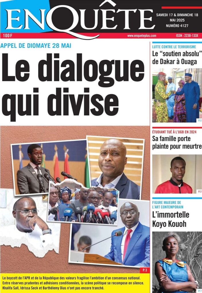 🇸🇳 Les gros titres du jour au Sénégal : Samedi 17 Mai 2025 6 FB IMG 1747458361409