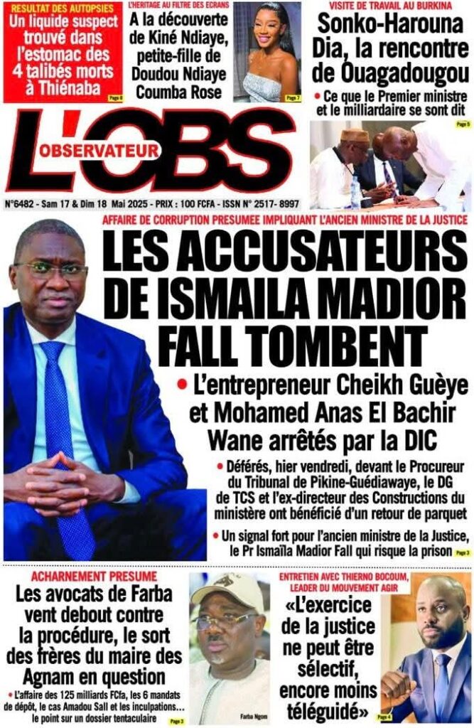 🇸🇳 Les gros titres du jour au Sénégal : Samedi 17 Mai 2025 4 FB IMG 1747458365488
