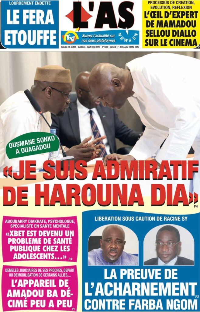 🇸🇳 Les gros titres du jour au Sénégal : Samedi 17 Mai 2025 13 FB IMG 1747458372864