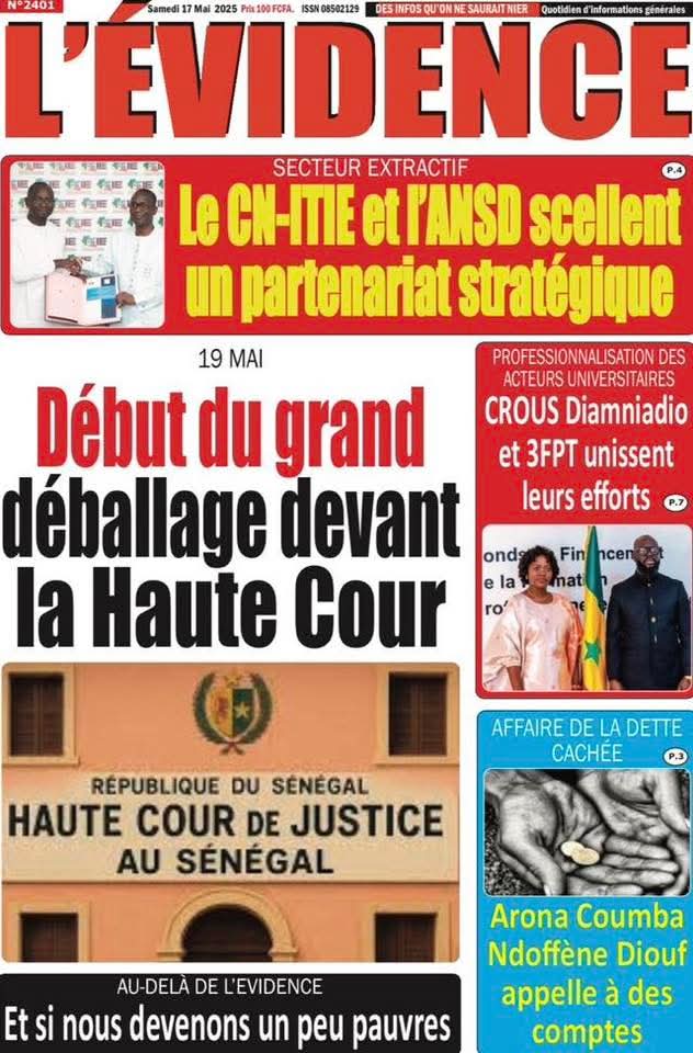 🇸🇳 Les gros titres du jour au Sénégal : Samedi 17 Mai 2025 16 FB IMG 1747458384110