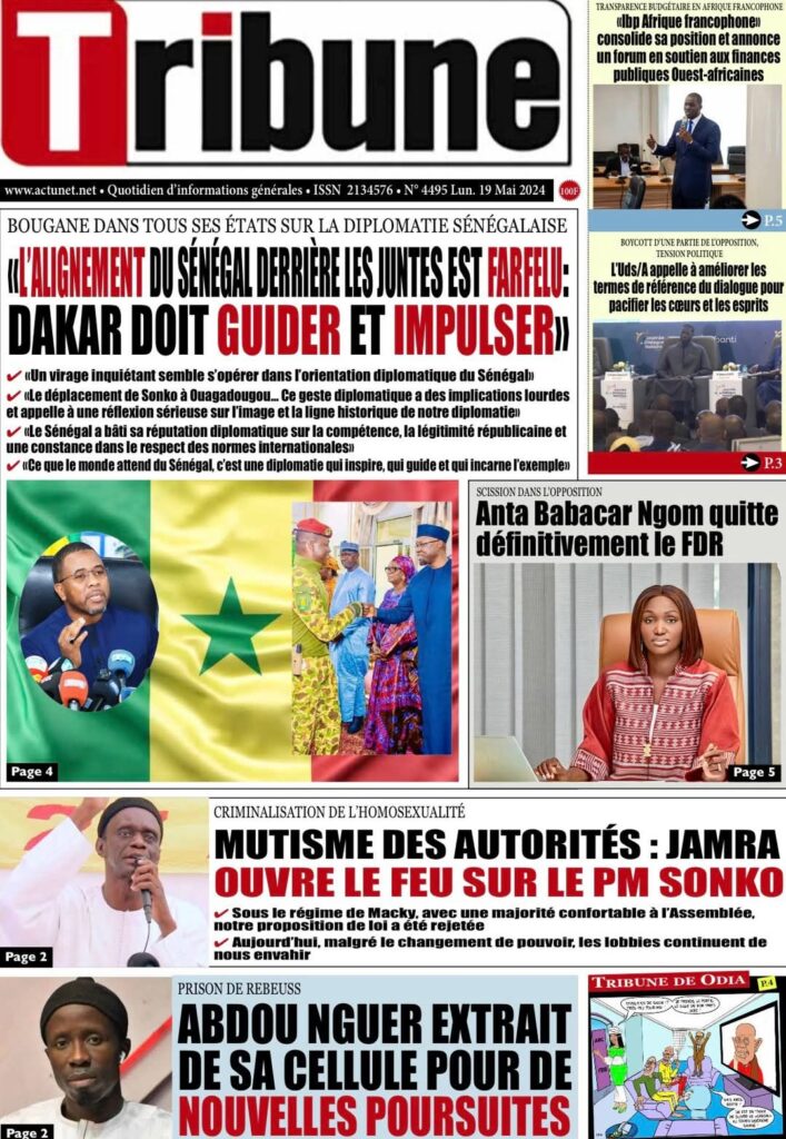 🇸🇳 Les gros titres du jour au Sénégal : Lundi 19 Mai 2025 5 FB IMG 1747638346236
