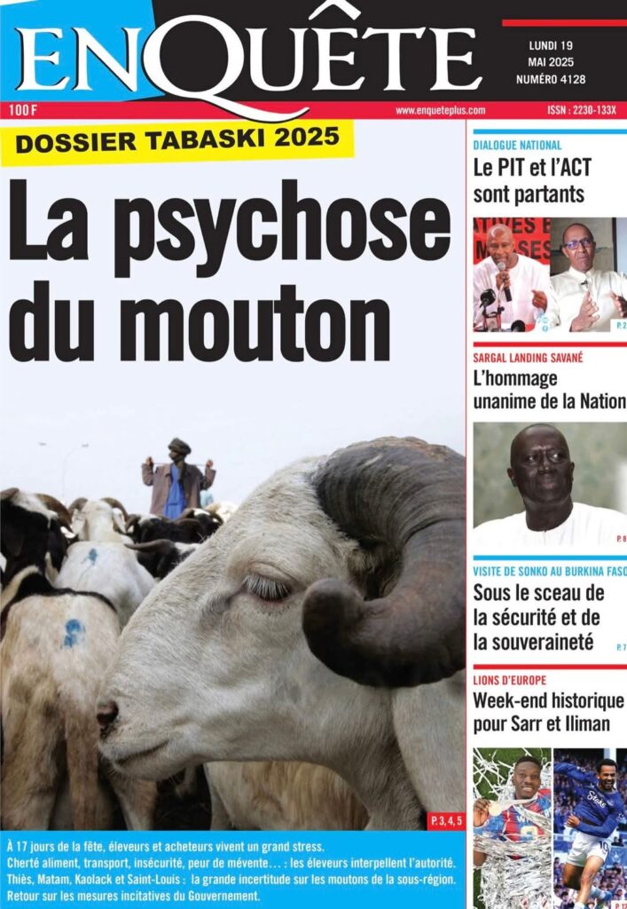 🇸🇳 Les gros titres du jour au Sénégal : Lundi 19 Mai 2025 6 FB IMG 1747638355798