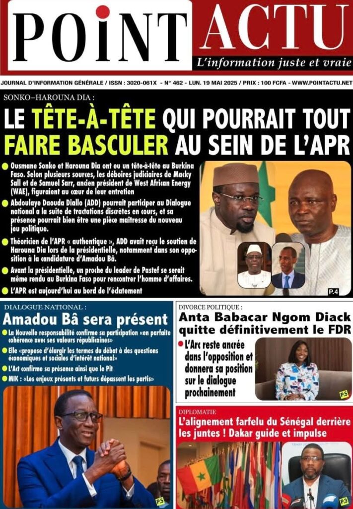🇸🇳 Les gros titres du jour au Sénégal : Lundi 19 Mai 2025 13 FB IMG 1747638373645