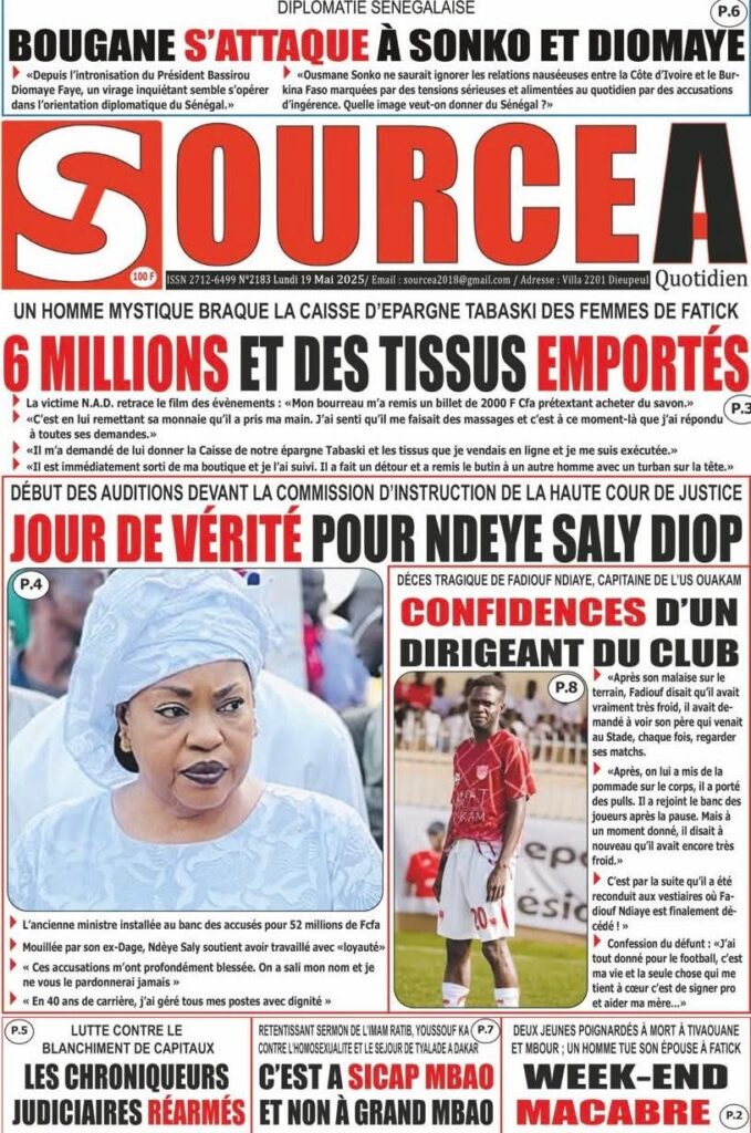 🇸🇳 Les gros titres du jour au Sénégal : Lundi 19 Mai 2025 14 FB IMG 1747638379135