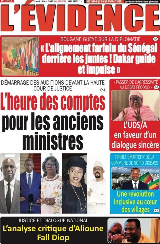 🇸🇳 Les gros titres du jour au Sénégal : Lundi 19 Mai 2025 18 FB IMG 1747638382446