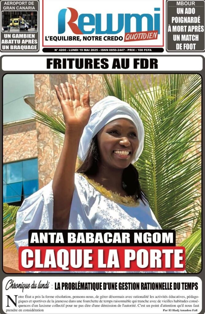 🇸🇳 Les gros titres du jour au Sénégal : Lundi 19 Mai 2025 23 FB IMG 1747638389004