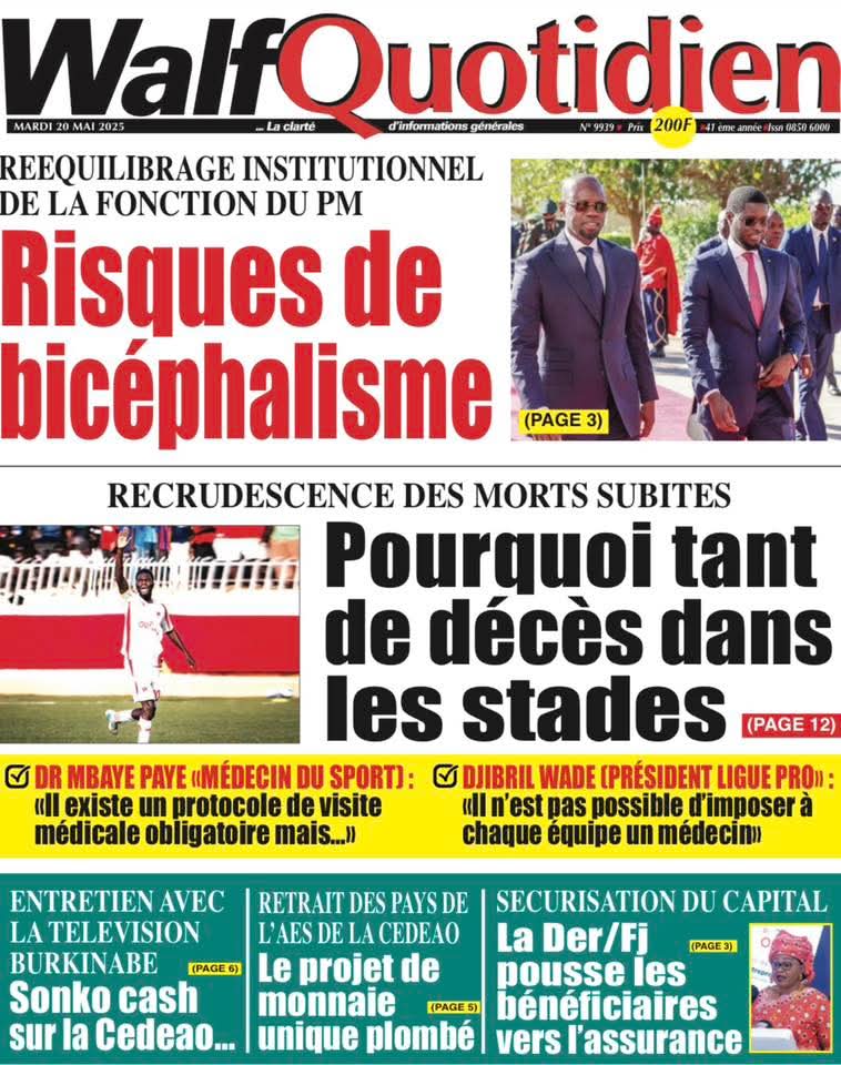 🇸🇳 Les gros titres du jour au Sénégal : Mardi 20 Mai 2025 5 FB IMG 1747717565630