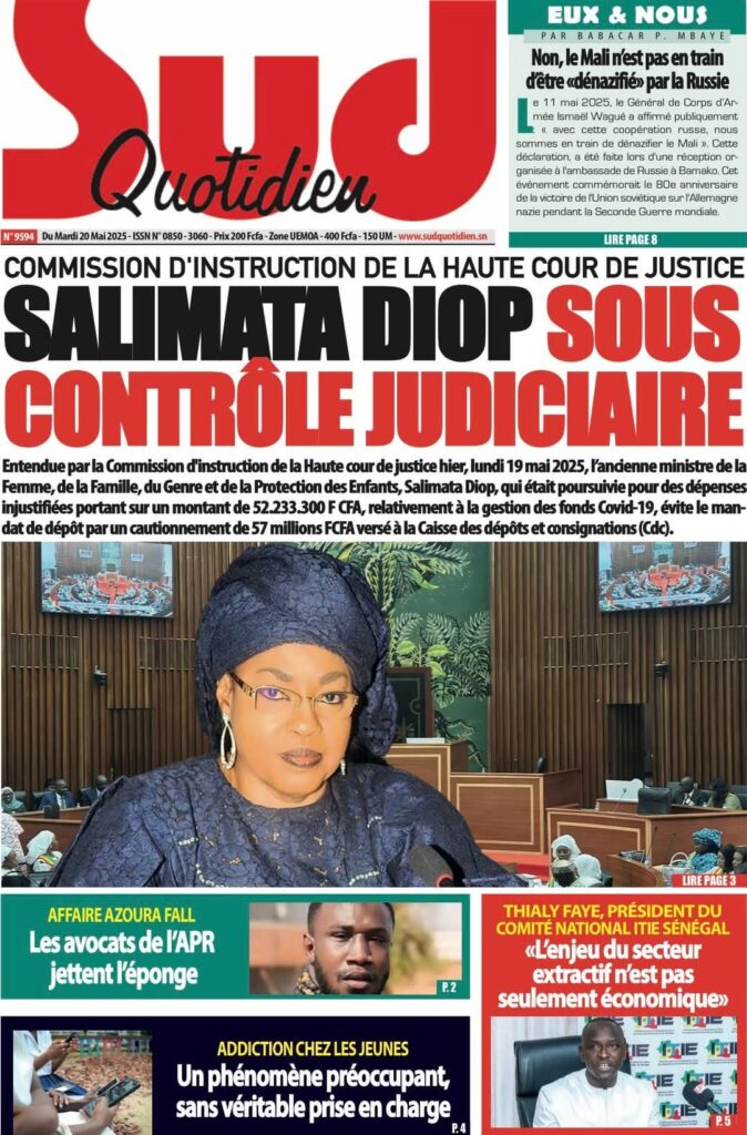 🇸🇳 Les gros titres du jour au Sénégal : Mardi 20 Mai 2025 4 FB IMG 1747717567374
