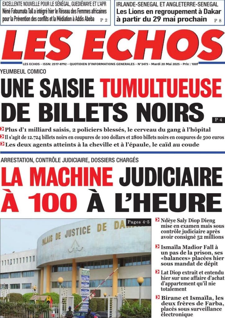 🇸🇳 Les gros titres du jour au Sénégal : Mardi 20 Mai 2025 7 FB IMG 1747717569086