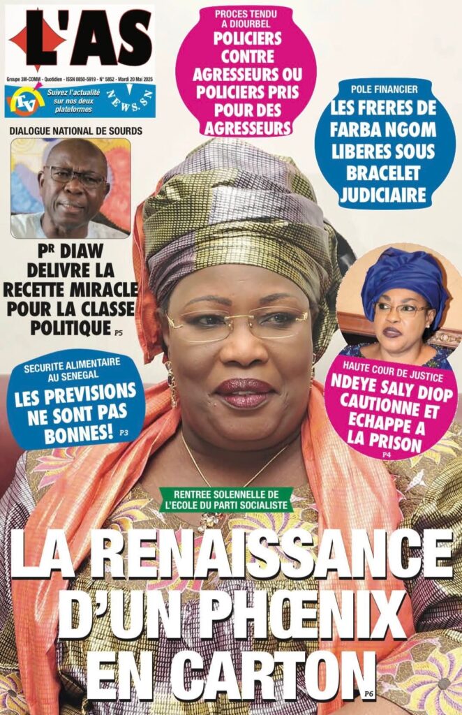 🇸🇳 Les gros titres du jour au Sénégal : Mardi 20 Mai 2025 11 FB IMG 1747717579476