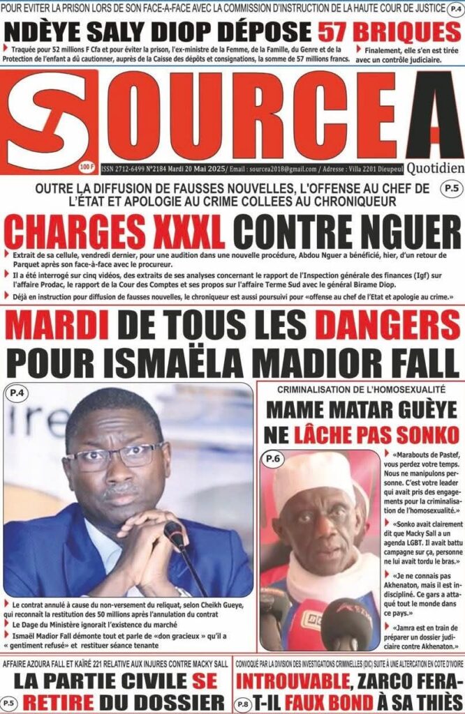 🇸🇳 Les gros titres du jour au Sénégal : Mardi 20 Mai 2025 15 FB IMG 1747717583133