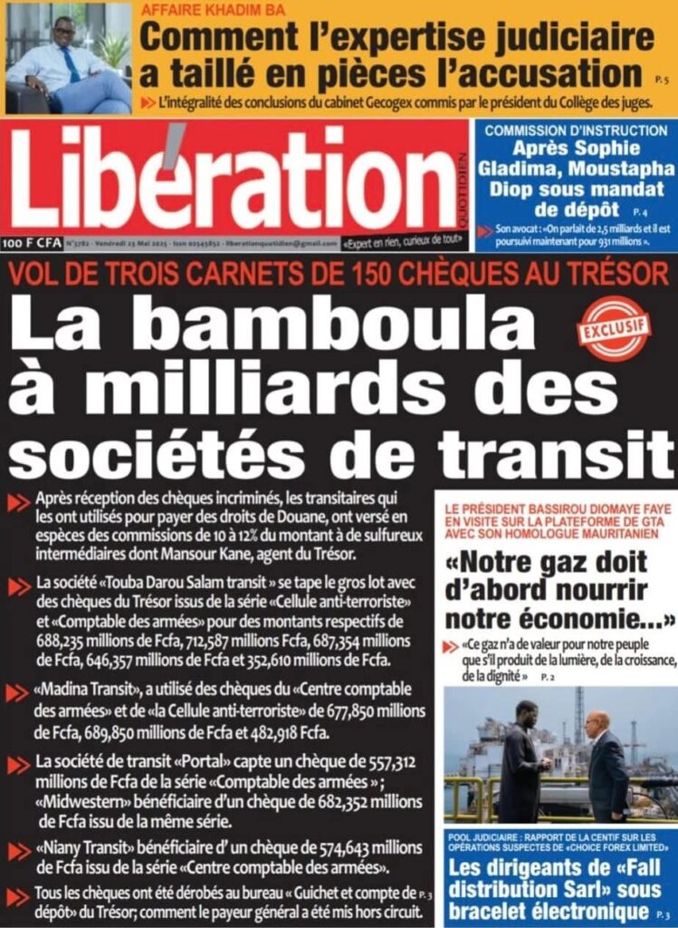 🇸🇳 Les gros titres du jour au Sénégal : Vendredi 23 Mai 2025 6 FB IMG 1747980024251