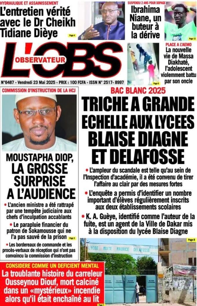 🇸🇳 Les gros titres du jour au Sénégal : Vendredi 23 Mai 2025 15 FB IMG 1747980038415