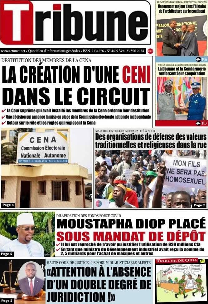 🇸🇳 Les gros titres du jour au Sénégal : Vendredi 23 Mai 2025 14 FB IMG 1747980040158