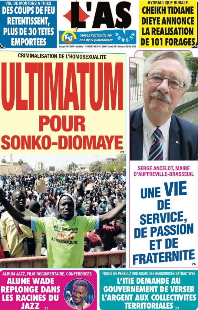 🇸🇳 Les gros titres du jour au Sénégal : Samedi 24 Mai 2025 8 FB IMG 1748064968162