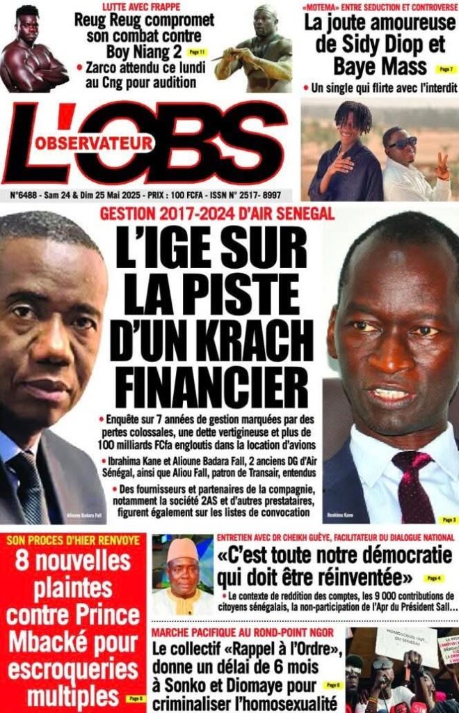 🇸🇳 Les gros titres du jour au Sénégal : Lundi 26 Mai 2025 12 FB IMG 1748237578952