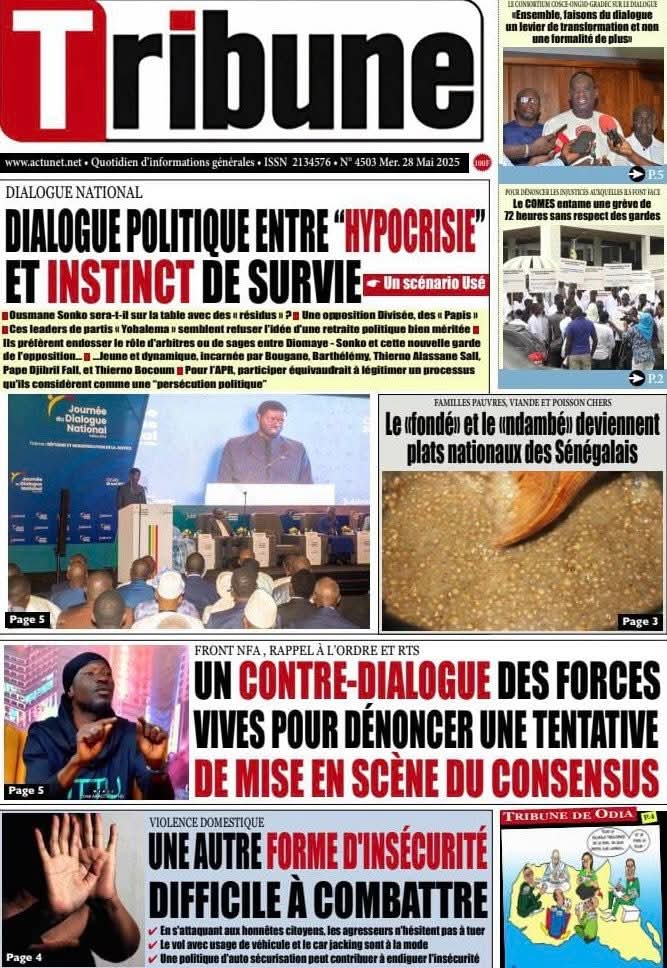 🇸🇳 Les gros titres du jour au Sénégal : Mercredi 28 Mai 2025 13 FB IMG 1748415805288