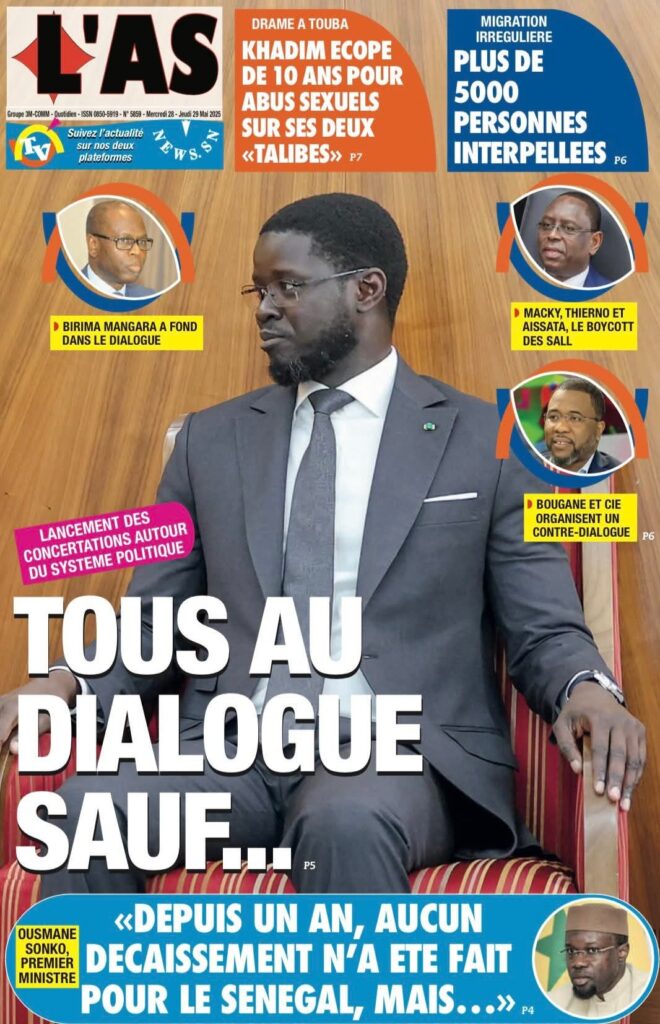 🇸🇳 Les gros titres du jour au Sénégal : Mercredi 28 Mai 2025 15 FB IMG 1748415808759